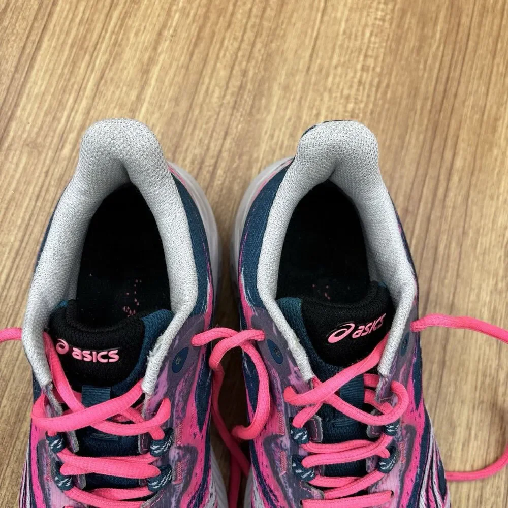 ASICS‎ Noosa Tri 15 Running Shoes Kids Size 4.5 or Womens 6 Pink Teal Multi
